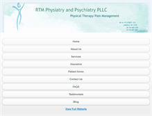 Tablet Screenshot of myphysicaltherapyrtm.com